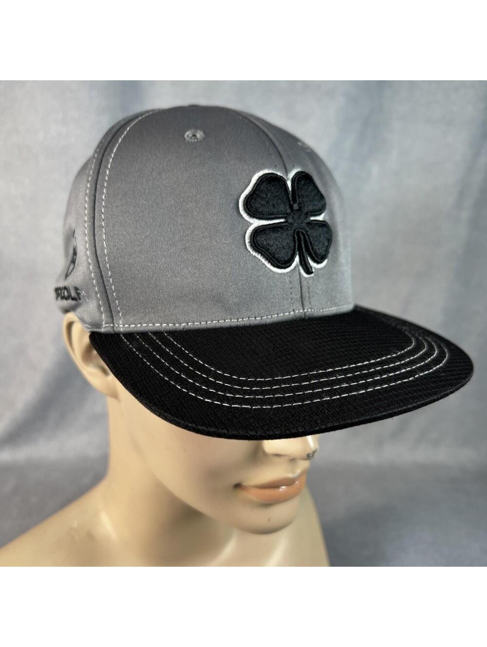 Black Clover Live Lucky Fitted Hat Gray Black Clover Logo SnapBack Youth Cap
